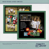 Soccer Patches Layered Templates