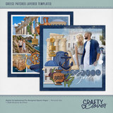 Greece Patches Layered Templates