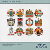 Southeast Asia Travel Patches