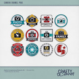 Camera Enamel Pins