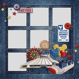 Theme Park Patches Layered Templates