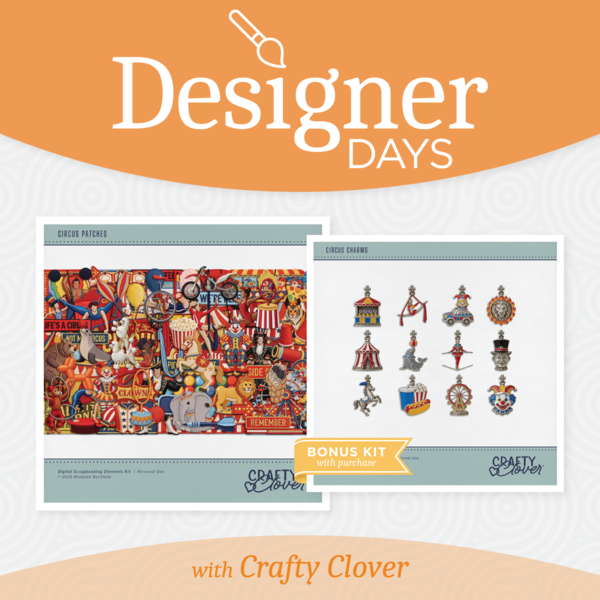 Crafty Clover Designer Days Exclusive Bundle 03 - September 2026 Digital Art - Digital Scrapbooking Kits