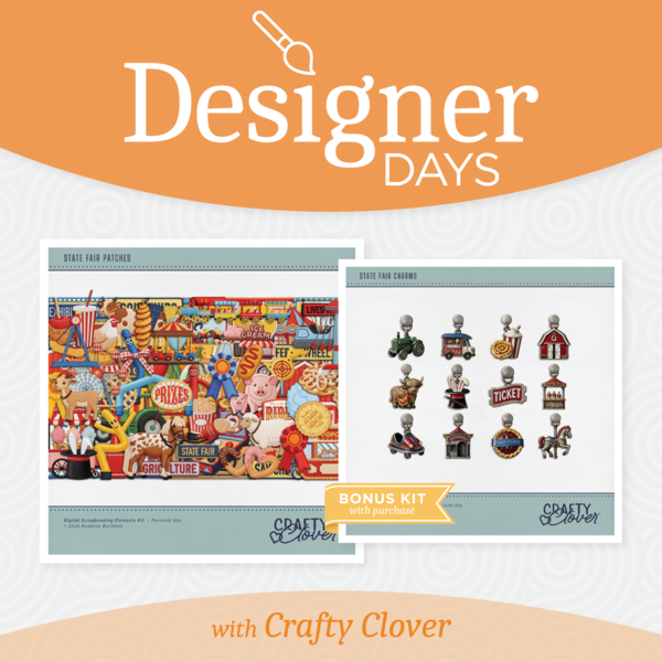 Crafty Clover Designer Days Exclusive Bundle 02 - September 2026 Digital Art - Digital Scrapbooking Kits