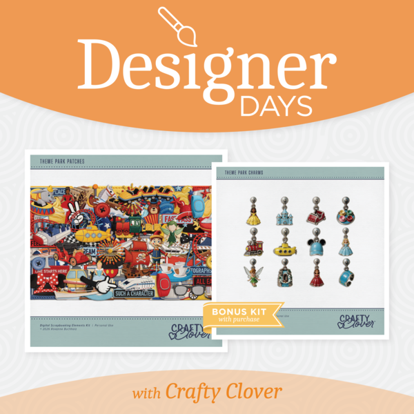 Crafty Clover Designer Days Exclusive Bundle 01 - September 2026 Digital Art - Digital Scrapbooking Kits