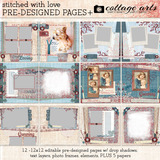 Stitched with Love Pre-designed Pages