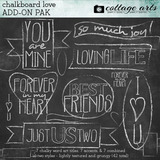 Chalkboard Love Add-on