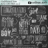 Chalkboard Love Add-on 2