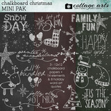 Chalkboard Christmas Mini Pak