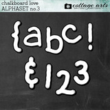Chalkboard Love 3 AlphaSet
