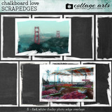 Chalkboard Love Scrap.Edges