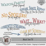 Must See TV Enhanced Titles