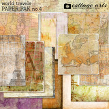 World Travels 4 Paper Pak