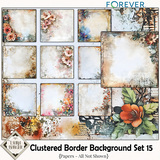 Clustered Border Backgrounds Set15