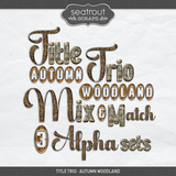 Title Trio - Autumn Woodland