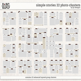 Simple Stories 22 Photo Clusters
