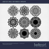Laser Cut Circle Easy Masks & Overlays