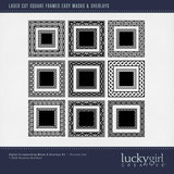 Laser Cut Square Frames Easy Masks & Overlays