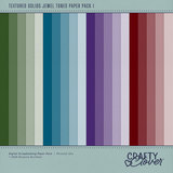 Textured Solids Jewel Tones Paper Pack 1