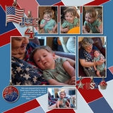 Textured Solids Patriotic Tones Paper Pack