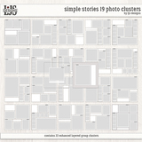 Simple Stories 19 Photo Clusters