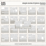 Simple Stories 18 Photo Clusters