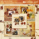 Fall-ing in Love Pre-designed Pages