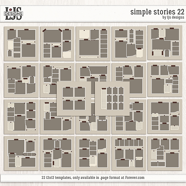 Simple Stories 22 Digital Art - Digital Scrapbooking Kits