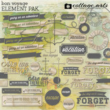 Bon Voyage Element Pak