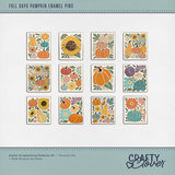 Fall Days Pumpkin Enamel Pins