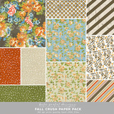 Fall Crush Scrapbooking Collection