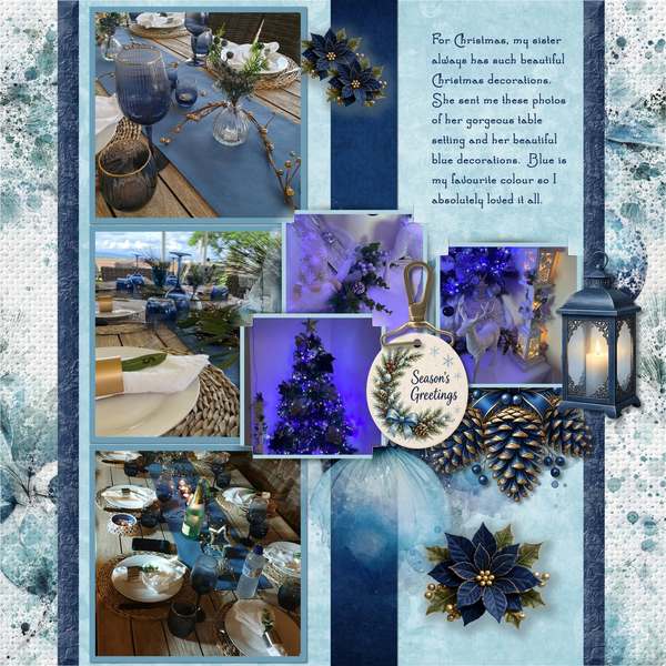 Christmas Blue Hues Bundle | Digital Art