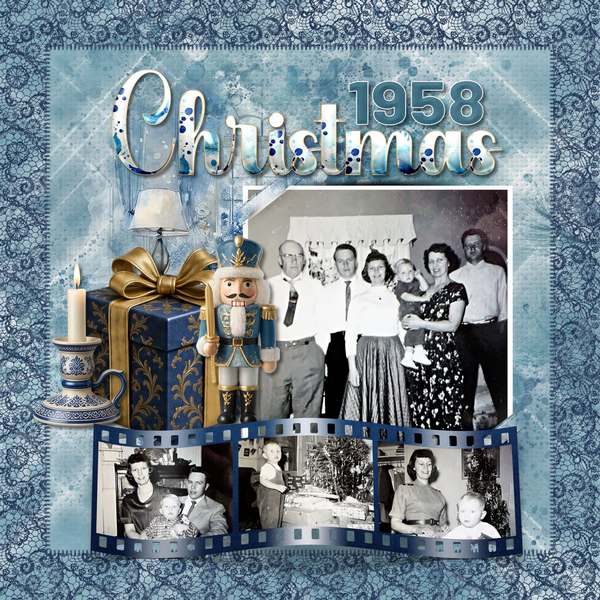 Christmas Blue Hues Bundle | Digital Art