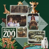 Zoo Plastic Keychains