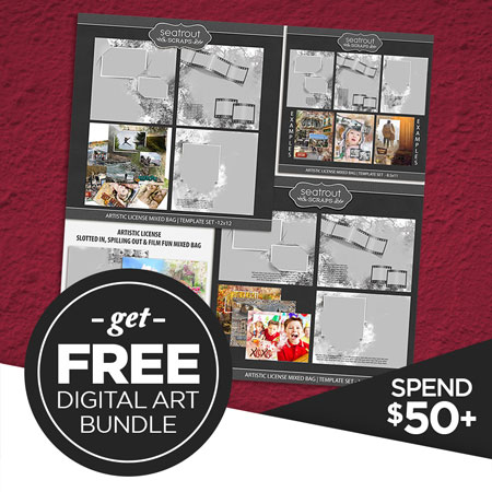 PLUS, get a free bundle valued at $20 when you spend over $50 on Digital Art! PLUS, get a free bundle valued at $20 when you spend over $50 on Digital Art!