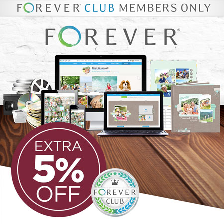 Save an EXTRA 5% on almost EVERYTHING when you join FOREVER Club! Save an EXTRA 5% on almost EVERYTHING when you join FOREVER Club!