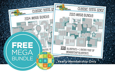 Join pixels2Pages™ with a New Yearly Membership and get your choice of a $70 Blueprint Mega Bundle! Join pixels2Pages™ with a New Yearly Membership and get your choice of a $70 Blueprint Mega Bundle!