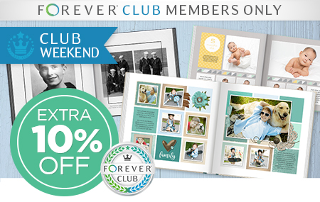 Club Members: Save an EXTRA 10% on photo books! Club Members: Save an EXTRA 10% on photo books!