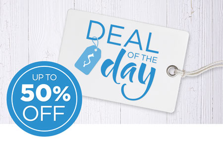 Save 50% on the Deal of the Day! Save 50% on the Deal of the Day!