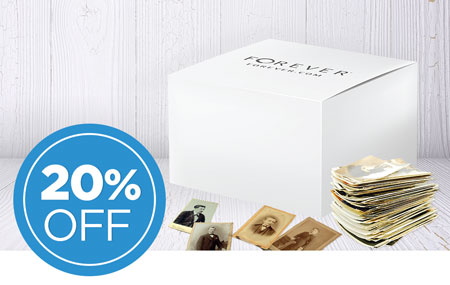 Return your media conversion box to save 20% on ALL photo scans! Return your media conversion box to save 20% on ALL photo scans!