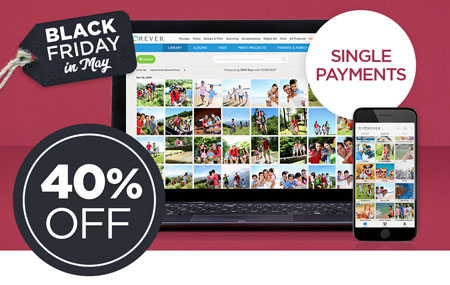 Save 40% on ALL FOREVER Storage® single payments! Save 40% on ALL FOREVER Storage® single payments!