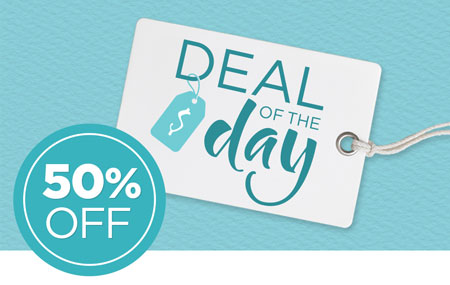 Save 50% on the Deal of the Day! Save 50% on the Deal of the Day!