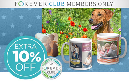 Club Members: Save an EXTRA 10% on photo gifts! Club Members: Save an EXTRA 10% on photo gifts!