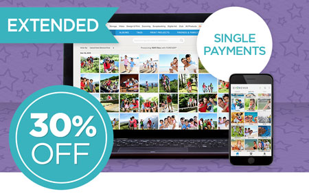 Save 30% on any size FOREVER Storage® single payments! Save 30% on any size FOREVER Storage® single payments!