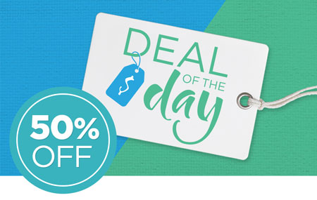 Save 50% on the Deal of the Day! Save 50% on the Deal of the Day!