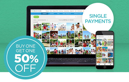 Save 50% on any size FOREVER Storage® single payment with your purchase of a single payment of the same size! Save 50% on any size FOREVER Storage® single payment with your purchase of a single payment of the same size!