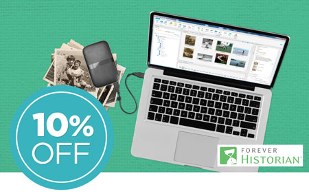 Save 10% on FOREVER Historian™ software! Save 10% on FOREVER Historian™ software!