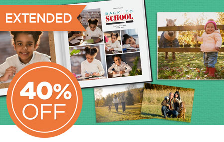 Save 40% on all printed products, including photo prints! Save 40% on all printed products, including photo prints!