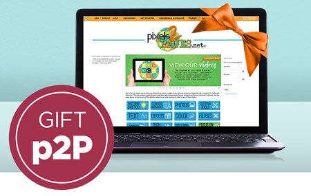 Give the gift of a pixels2Pages Membership! Give the gift of a pixels2Pages Membership!