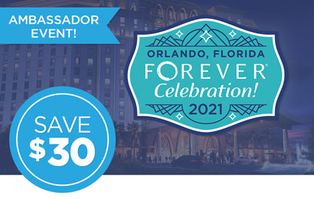 Ambassadors: Get your FOREVER Celebration! event ticket for just $239! Ambassadors: Get your FOREVER Celebration! event ticket for just $239!