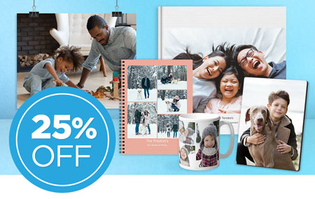 Save 25% on all printed products, INCLUDING photo prints! Save 25% on all printed products, INCLUDING photo prints!